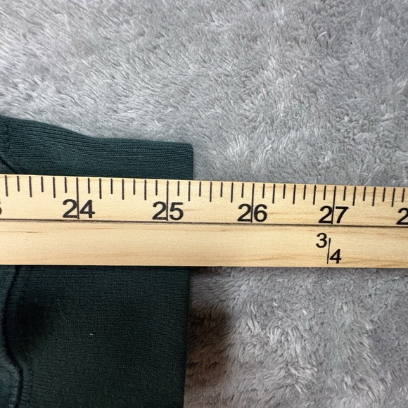 Lands' End Unisex 2XL Dark Green LS Cotton Crewneck Shirt SEE DESCRIPTION - Picture 15 of 15